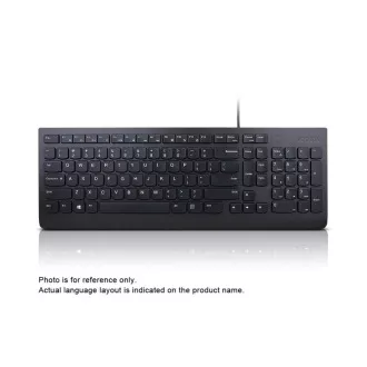 Lenovo klávesnica Essential Wired (Black) SK