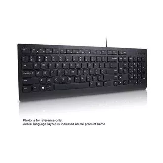 Lenovo klávesnica Essential Wired (Black) SK/SK Lenovo klávesnica Essential Wired (Black) SK/SK