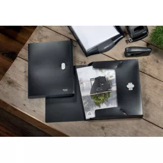 LEITZ Ekologický box na dokumenty RECYCLE, PP, čierna