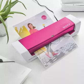 LEITZ iLAM Home Office A4 teplý laminátor, WOW ružová LEITZ iLAM Home Office A4 teplý laminátor, WOW ružová