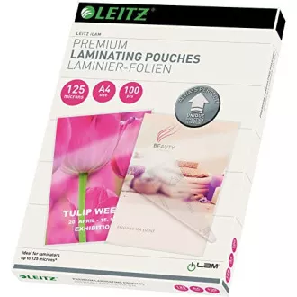 LEITZ Laminovacie vrecká A4 so smerovacou technológiou, 125 mic, 100 kusov