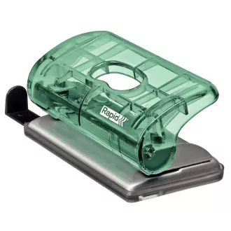 Rapid mini dierovač Colour´Ice FC5, 10 listov, blister, ľadovo zelená Rapid mini dierovač Colour´Ice FC5, 10 listov, blister, ľadovo zelená
