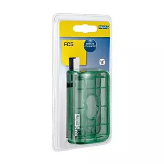 Rapid mini dierovač Colour´Ice FC5, 10 listov, blister, ľadovo zelená Rapid mini dierovač Colour´Ice FC5, 10 listov, blister, ľadovo zelená