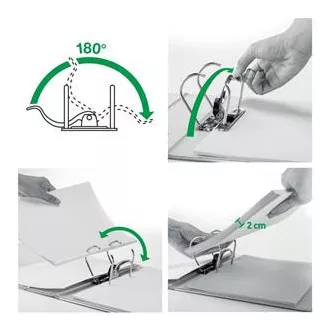 LEITZ Mobilný zakladač 180° Active WOW, 50 mm, biela