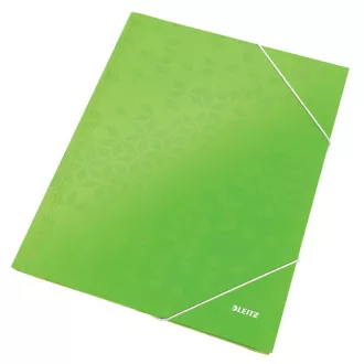 LEITZ Trojlopňové dosky WOW, A4, zelená