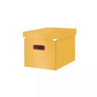 LEITZ Štvorcová krabica Click&Store COSY, veľkosť L (A4), teplá žltá