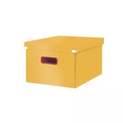 LEITZ Univerzálna krabica Click&Store COSY, veľkosť M (A4), teplá žltá
