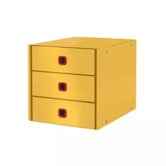 LEITZ Zásuvkový box Click&Store COSY, 3 zásuvky, teplá žltá LEITZ Zásuvkový box Click&Store COSY, 3 zásuvky, teplá žltá