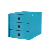 LEITZ Zásuvkový box Click&Store COSY, 3 zásuvky, pokojná modrá