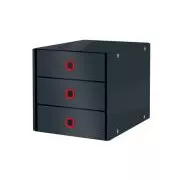 LEITZ Zásuvkový box Click&Store COSY, 3 zásuvky, zamatovo šedá