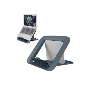 LEITZ Nastaviteľný stojan pod notebook ERGO Cosy, zamatovo šedá