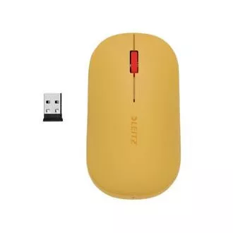 LEITZ Bezdrôtová počítačová myš COSY, teplá žltá