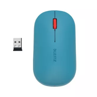 LEITZ Bezdrôtová počítačová myš COSY, pokojná modrá