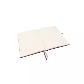 LEITZ Zápisník STYLE A4, tvrdé dosky, linajkový, granátovo červená