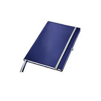 LEITZ Zápisník STYLE A4, tvrdé dosky, linajkový, titánovo modrá