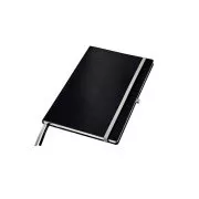 LEITZ Zápisník STYLE A4, tvrdé dosky, linajkový, saténovo čierna