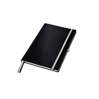 LEITZ Zápisník STYLE A4, tvrdé dosky, linajkový, saténovo čierna