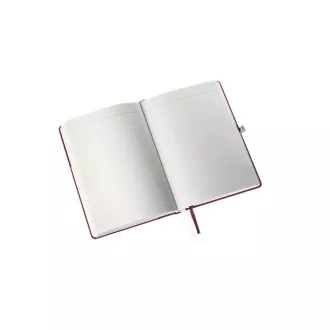 LEITZ Zápisník STYLE A5, tvrdé dosky, linajkový, granátovo červená LEITZ Zápisník STYLE A5, tvrdé dosky, linajkový, granátovo červená