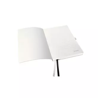 LEITZ Zápisník STYLE A5, mäkké dosky, linajkový, saténovo čierna