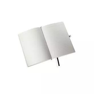 LEITZ Zápisník STYLE A5, mäkké dosky, linajkový, saténovo čierna