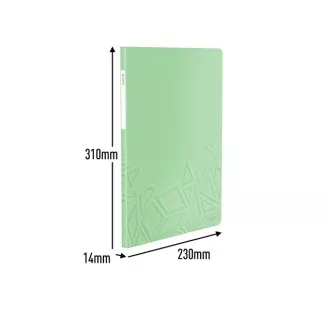 LEITZ Katalógová kniha UrbanChic, PP, A4, 20 vreciek, zelená