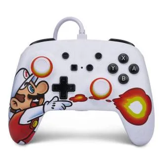 PowerA Enhanced Wired Controller pre Nintendo Switch - Fireball Mario PowerA Enhanced Wired Controller pre Nintendo Switch - Fireball Mario