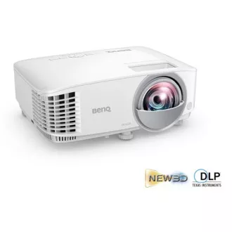 BenQ DLP Projektor MW826STH/1280x800 WXGA/3500 ANSI/0,49:1/20000:1/2xHDMI/3D/1x10W repro/Short Throw