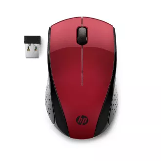 HP 220 - bezdrôtová myš - červená