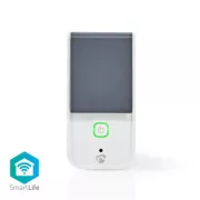 Nedis WIFIPO120EWT - SmartLife Chytrá Zásuvka | Wi-Fi | IP44 | Merač spotreby | 3680 W | Francúzsko / Typ E (CEE 7/6) | -30 - 40 °C |