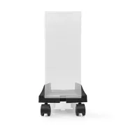 Nedis CSTD101BK - Stojan pre PC | Full Motion / nastaviteľná šírka | 14.5 - 24.2 cm | 20 kg | Plast / Kov | Čierna