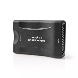 Nedis VCON3463BK - HDMI™ Prevodník | SCART Zásuvka | Výstup HDMI ™ | 1cestný | 1080p | 1.2 Gbps | ABS | Čierna
