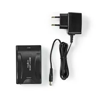 Nedis VCON3463BK - HDMI™ Prevodník | SCART Zásuvka | Výstup HDMI ™ | 1cestný | 1080p | 1.2 Gbps | ABS | Čierna