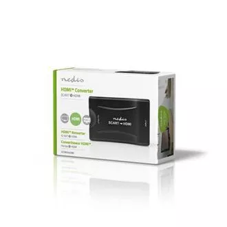 Nedis VCON3463BK - HDMI™ Prevodník | SCART Zásuvka | Výstup HDMI ™ | 1cestný | 1080p | 1.2 Gbps | ABS | Čierna