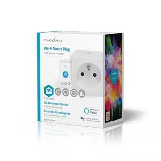 Nedis WIFIP121EWT - WiFi Chytrá Zásuvka | Typ E (CEE 7/6) | Nedis WIFIP121EWT - WiFi Chytrá Zásuvka | Typ E (CEE 7/6) |