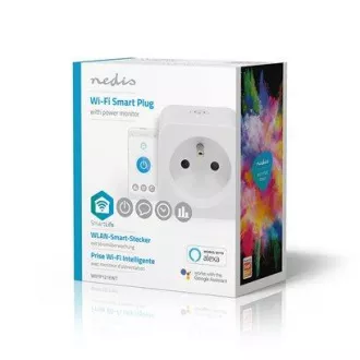 Nedis WIFIP121EWT - WiFi Chytrá Zásuvka | Typ E (CEE 7/6) | Nedis WIFIP121EWT - WiFi Chytrá Zásuvka | Typ E (CEE 7/6) |