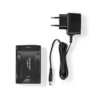 Nedis VCON3461BK - HDMI™ Prevodník | Vstup HDMI ™ | SCART Zásuvka | 1cestný | 1080p | 1.2 Gbps | ABS | Čierna