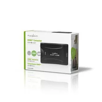 Nedis VCON3461BK - HDMI™ Prevodník | Vstup HDMI ™ | SCART Zásuvka | 1cestný | 1080p | 1.2 Gbps | ABS | Čierna