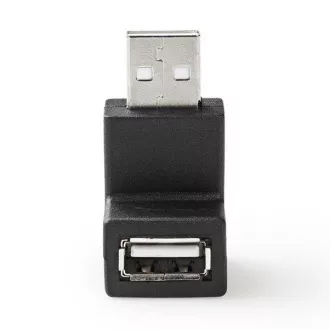 Nedis CCGB60930BK - USB 2.0 Adaptér | USB-A Zástrčka | USB-A Zásuvka | Čierna farba