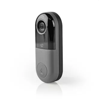 Nedis WIFICDP40CWT - Wi-Fi Smart Domový Video Telefón | Cloud/ microSD / Onvif | IP65 | snímač pohybu | Biela