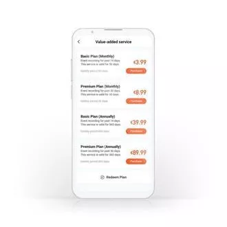 Nedis WIFICDP40CWT - Wi-Fi Smart Domový Video Telefón | Cloud/ microSD / Onvif | IP65 | snímač pohybu | Biela