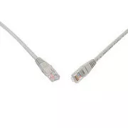 Solarix Patch kábel CAT6 UTP PVC 0,5 m šedý non-snag-proof C6-155GY-0,5MB