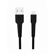 SWISSTEN DÁTOVÝ KÁBEL USB / USB-C 1,0 M ČIERNY