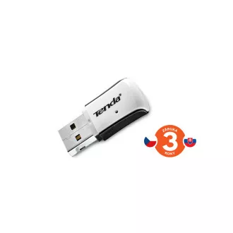 Tenda W311 - Wireless-N Mini USB adaptér, 802.11b/g/n, 2,4 GHz, 150 Mb/s, 1x Int. Ant. 3 dBi