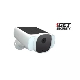 iGET SECURITY EP29 White - Batériová solárna Wi-Fi IP kamera fungujúca samostatne a tiež pre alarm iGET SECURITY M5