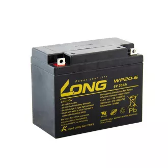 Avacom Long 6V 20Ah olovený akumulátor F3 (WP20-6)