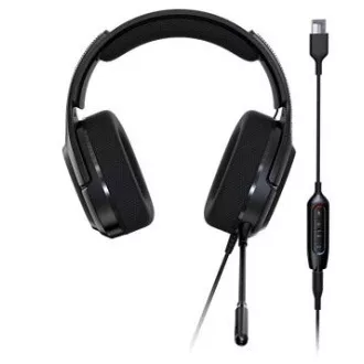 Acer Predator Galea 365 - herné slúchadlá cez uši s 3,5mm konektorom alebo USB portom na ovládacom paneli; 7.1 surround