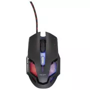 Acer NITRO GAMING MOUSE II - herná myš optická, max. 7200dpi (6 úrovní - 800-7200), 7 typov podsvietenia, 6 tlačidiel