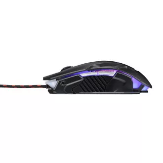 Acer NITRO GAMING MOUSE II - herná myš optická, max. 7200dpi (6 úrovní - 800-7200), 7 typov podsvietenia, 6 tlačidiel
