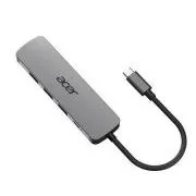 Acer 5IN1 Mini Dock statioType- C dongle, 1x HDMI (až 3840x2160@60hz), 3x USB 3.0 5Gbps ports, 1x Type-C up to 100W PD port (hosť)