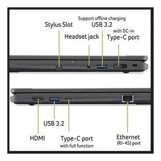 Acer TravelMate Spin B3 (TMB312RN-31-TCO-C8ZG) Intel N150 /8GB/256GB SSD/12,2" WUXGA IPS Touch/Win11 Pre EDU/čierna Acer TravelMate Spin B3 (TMB312RN-31-TCO-C8ZG) Intel N150 /8GB/256GB SSD/12,2" WUXGA IPS Touch/Win11 Pre EDU/čierna